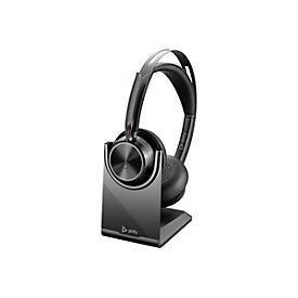 Poly Voyager Focus 2 - Headset - On-Ear - Bluetooth - kabellos, kabelgebunden - USB-A