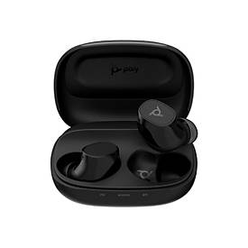 Poly Voyager Free 20 - True Wireless-Kopfhörer mit Mikrofon - im Ohr - Bluetooth - aktive Rauschunterdrückung - Grau