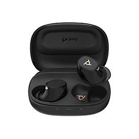 Poly Voyager Free 20 - True Wireless-Kopfhörer mit Mikrofon - im Ohr - Bluetooth - aktive Rauschunterdrückung - Schwarz