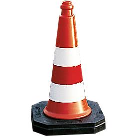 Polyethylen-Leitkegel, Höhe wahlweise 540 mm oder 750 mm