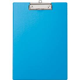 Portapapeles MAUL, DIN A4, cartón/polipropileno, con lazo para colgar, azul claro