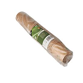 Portionsbecher Papstar pure, 120 ml, Ø 60 x 66 mm, 50 Stk., für Snacks & Saucen, kompostierbar, Frischfaser-Karton, braun