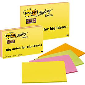 POST-IT Haftnotiz Meeting-Notes, XXL-Format, 152 mm x 101 mm