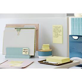 Post-It® Haftnotizen Super Sticky Notes, gelb, 76 x 127 mm, 90 Blatt/Block, 12 Blöcke, in Kartonverpackung