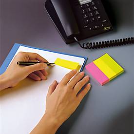 Post-it Haftstreifen 671-3, 3 x 100 Blatt, farbsortiert