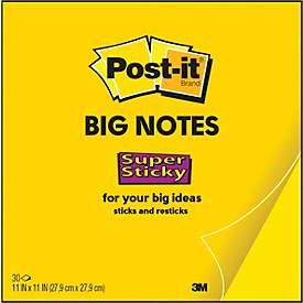 Post-it® Super Sticky Big Notes BN11-EU, 279 x 279 mm, 30 Blatt, gelb