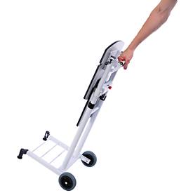 Präsentationsstation Franken Travel, für Laptop & Beamer, höhenverstellbar, belastbar bis 15 kg, Stahl