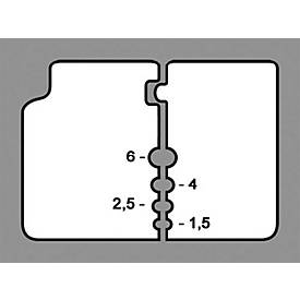 Präzisionsabisolierzange L.195mm Mehrkomponeten-Hüllen
