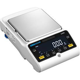 Präzisionswaage ae ADAM Luna LTP LTB 3602e, ungeeicht, externe Kalibrierung, Ablesbarkeit 0,01 g/Wägebereich bis 3,6 kg, RS-232/USB, LC-Display