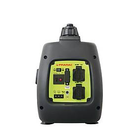 Pramac-generator PMi 2500, benzine, tankinhoud 12 l, 2,0 kW, 230 V, 68 dB, handstart, 2 stopcontacten