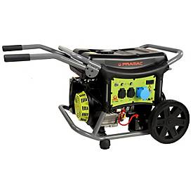 Pramac mobiele stroomgenerator WX 7000, benzine, tankinhoud 26 l, 5,8 kW, 230 V, 69 dB, handmatige/elektrische start, 2 stopcontacten