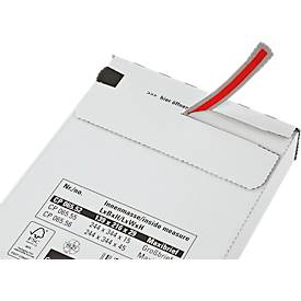 Premium-Blitzbodenkarton ColomPac CP 155.155, B 189 x T 154 x H 131 mm, Z-Faltung, Selbstklebeverschluss, weiß, 20 Stück