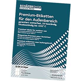 Premium-Etiketten, 143,93 x 101,6 mm, 100 Stück