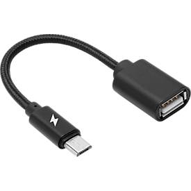 Image of Premium-OTG-Kabel Felixx, Micro-USB, f. Anschluss von Smartp./Tablets m. Festplatte, Drucker o. ä.