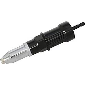 PROFI-Blindnietvorsatz-Adapter PROJAHN, m. Griff, f. Blindnieten Ø 3,0-6,4 mm, inkl. Mundstücke