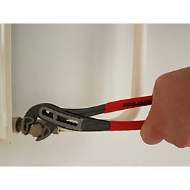 PROFI-Wasserpumpenzange PROJAHN, Stahl, ergonomischer Kunststoff-Griff, extra schmal