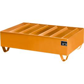 Profilwanne PW gem. StawaR, für 2 Fässer, 224 l, 59 kg, orange