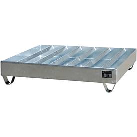 Profilwanne PW gem. StawaR, für 4 Fässer, 230 l, 78 kg, verzinkt