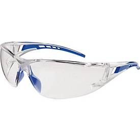 PROFIT Schutzbrille Falcon 2, EN 166, Bügel blau, rahmenlos, Polycarbonat klar