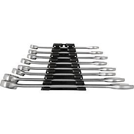 Projahn Ringmaulschlüsselset, 8-teilig, SW 8-19 mm, CV-Stahl, Sechskant; Zwölfkant