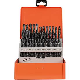 Projahn Spiralbohrer-Set ECO, HSS-R, 41-teilig, Ø 6–10 mm / 0,1 mm Schritte, in Bohrerkassette