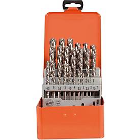 Projahn Spiralbohrer-Set SPEED, HSS-Co, 25-teilig, Ø 1–13 mm / 0,5 mm Schritte, in Bohrerkassette