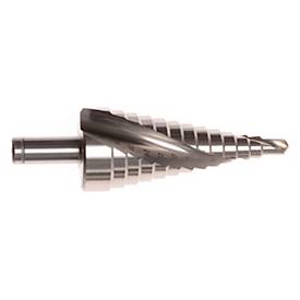Projahn Stufenbohrer, HSS-Co, Spiralnut, Ø 4–12 mm, Gesamtlänge 92 mm, zylindrischer Schaft