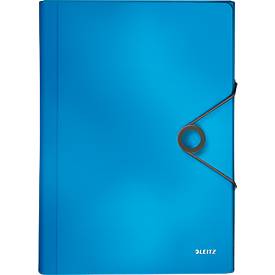 Projektmappe Leitz Solid, 5 Fächer, 1 Zusatzfach, Format DIN A4, hellblau