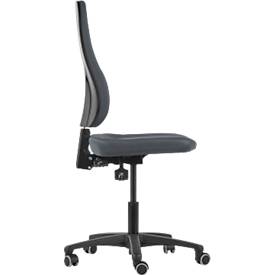 Prosedia Bürostuhl YOUNICO plus 3, Permanentkontakt, ohne Armlehnen, 3D-Rückenlehne, anthrazit