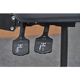 Prosedia Bürostuhl YOUNICO plus 3, Permanentkontakt, ohne Armlehnen, 3D-Rückenlehne, schwarz