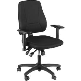 Prosedia Bürostuhl YOUNICO PLUS 8, Synchronmechanik, ohne Armlehnen, halbhohe Rückenlehne