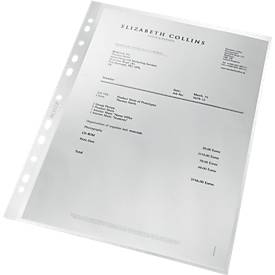 Prospekthülle re:cycle, DIN A4, 0,1 mm stark, recycelter PP-Folie, 100 Stück