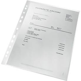 Prospekthülle re:cycle, DIN A4, 0,1 mm stark, recycelter PP-Folie, 25 Stück