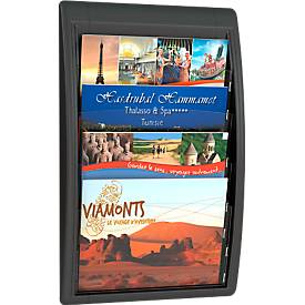 Prospektwandhalter Quickfit, DIN A4 quer, schwarz