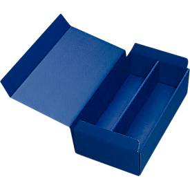 PTZ-Weinpräsentkarton, 2er, azurblau, 25 Stück