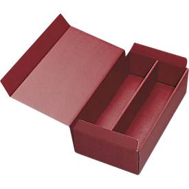 PTZ-Weinpräsentkarton, 2er, bordeaux, 25 Stück