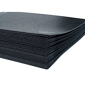 Pultordner Exacompta 57012E, Format A4, 12 Fächer, Taben 1-12/Jan-Dez, B 250 x H 330 mm, Blauer Engel, Recycling-Karton, schwarz