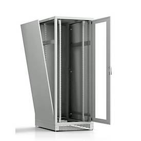PX Netzwerkschrank, Stahlblech, pulverbeschichtet/verzinkt, mit Sichtglas, B 800 x T 1000 x H 2000 mm