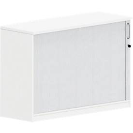 Querrollladenschrank BEXXSTAR, 2 Ordnerhöhen, H 825 mm, weiß