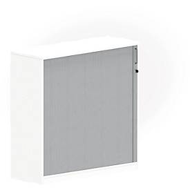 Querrollladenschrank BEXXSTAR, 3 Ordnerhöhen, H 1155 mm, weiß