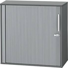 Querrollladenschrank SET UP, abschließbar, 2 Ordnerhöhen, B 800 x T 420 x H 744 mm