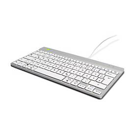 R-Go Compact Break - Tastatur - mit integrierter Pauseanzeige - USB-C - QWERTZ - Deutsch