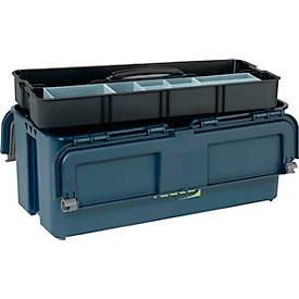 Raaco Werkzeugkoffer Compact 20, 6 Einsteckfächer, B 474 x T 239 x H 190 mm, Polypropylen, blau