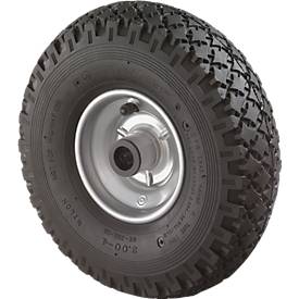 Rad mit Luftreifen, schwarz