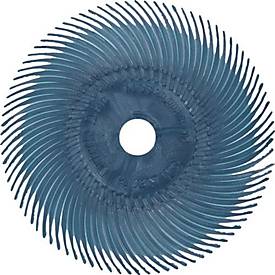 Radialbürstenscheibe RB-ZB Typ C D.75mm K.400 blau 20000min-¹ 3M