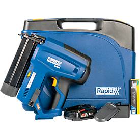 Rapid BNX50 Akku-Nagler Set, LED-Arbeitsleuchte, Einzel- oder Kontaktauslösung, Nageltiefenregulierung, inkl. Bosch Akku