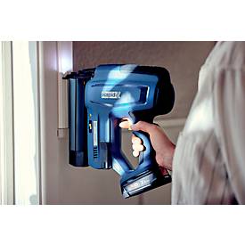 Rapid BNX50 Akku-Nagler Set, LED-Arbeitsleuchte, Einzel- oder Kontaktauslösung, Nageltiefenregulierung, inkl. Bosch Akku
