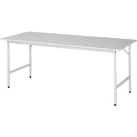 RAU Arbeitstisch, Melamin-Platte, 2000 x 800 x 800-850 mm