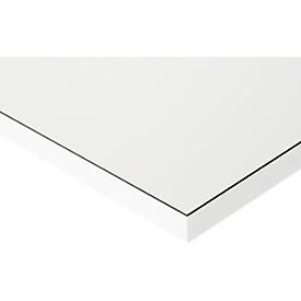 Rau ESD-Arbeitstisch Adlatus, elektrisch höhenverstellbar, 28 mm Spanplatte mit Melaminbelag, bis 150 kg, lichtgrau, Größenauswahl