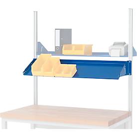 Rau Metallablage für höhenverstellbare Arbeitsplatzsysteme Serie E, neigungsverstellbar, B 1200 x T 300 x H 160 mm, bis 30 kg, 1 Stück